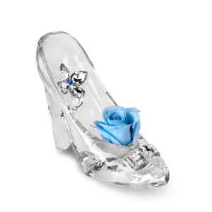 SCARPETTA IN CRISTALLO. CINDERELLA. 22.223.AZZURRO