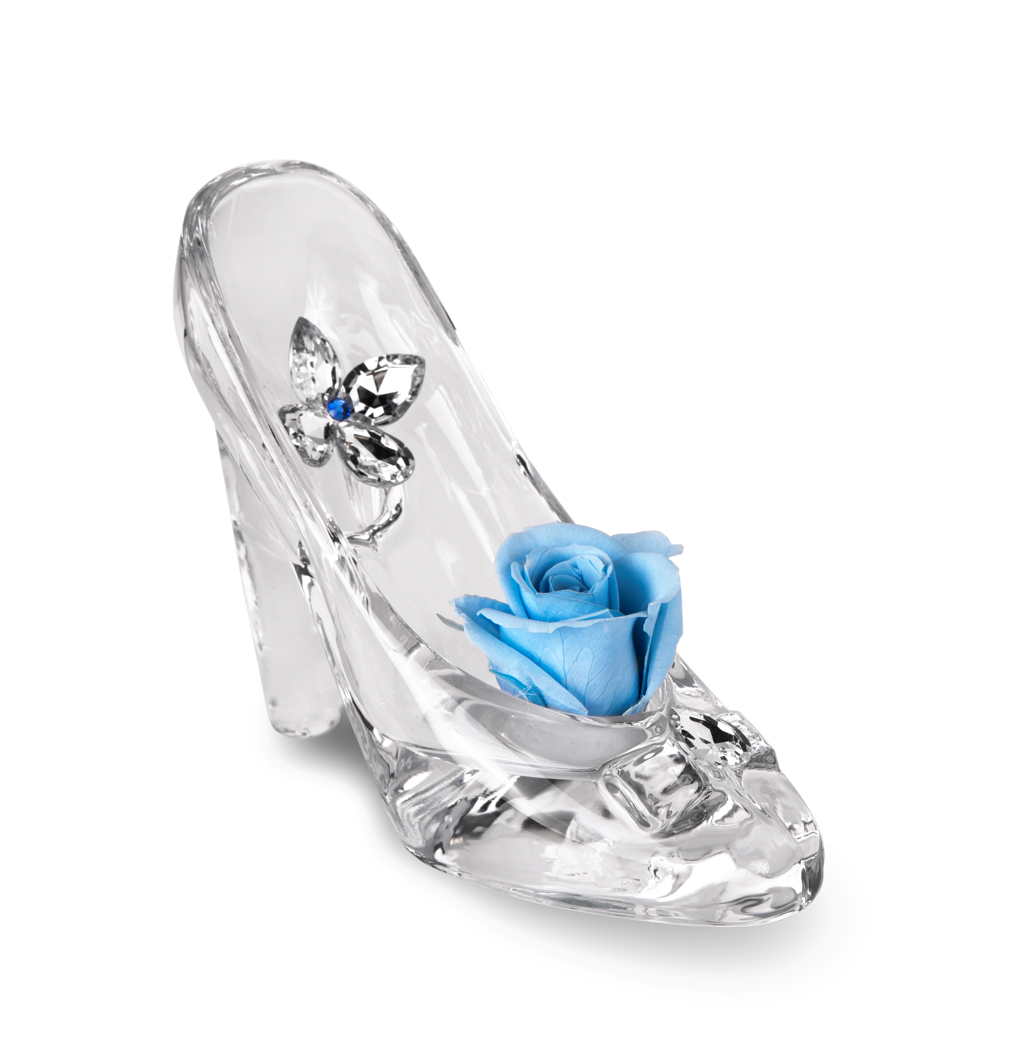 SCARPETTA IN CRISTALLO. CINDERELLA. 22.223.AZZURRO
